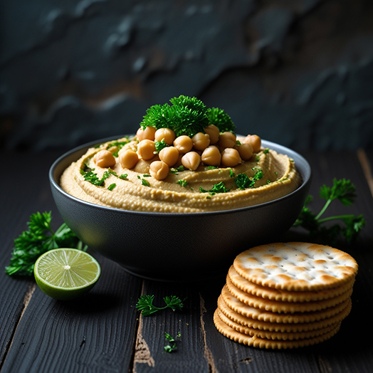 Proteinsnack Proteinhaltiger veganer Snack mit Hülsenfrüchten
